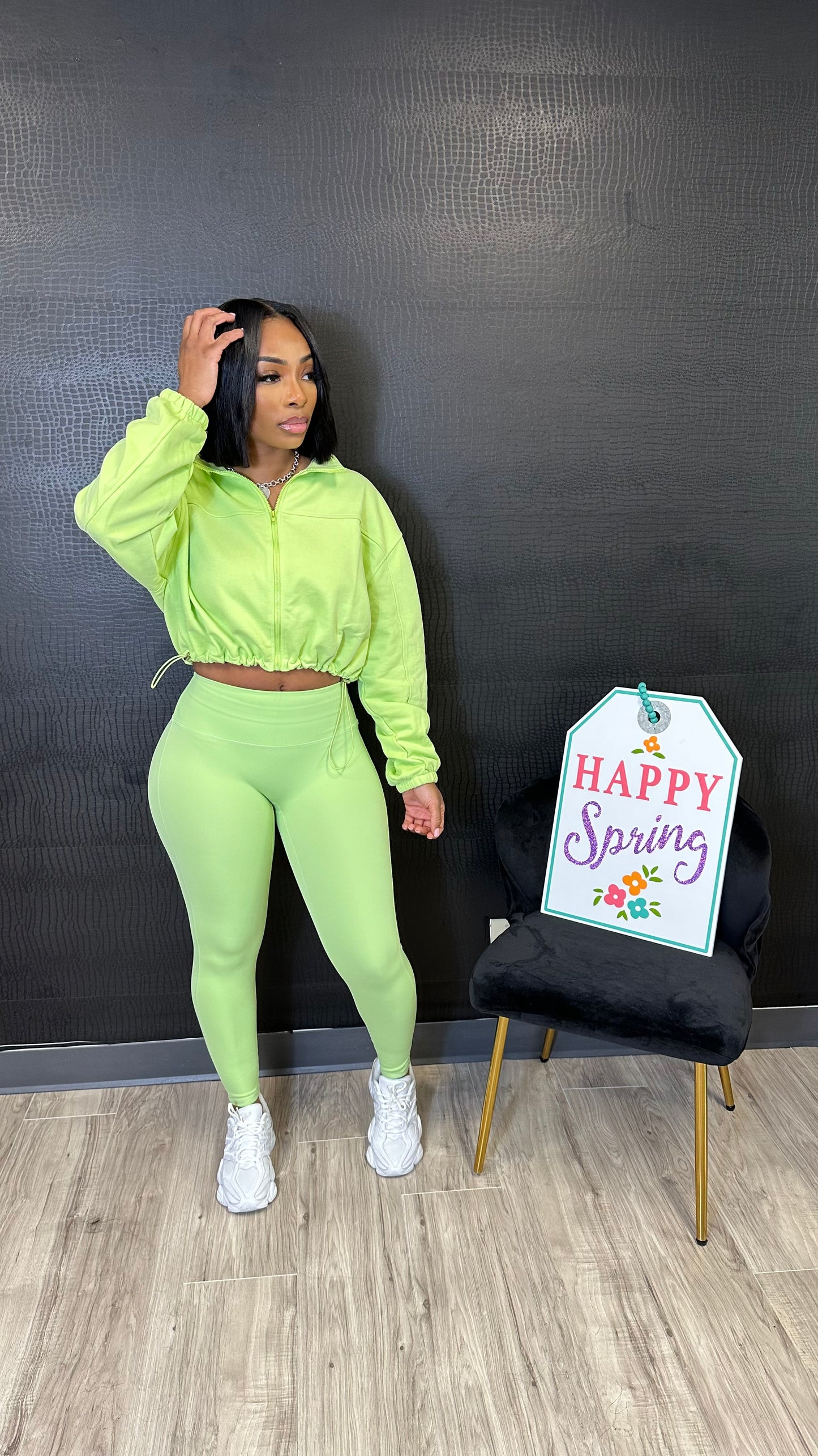 “Spring Into Action” green set