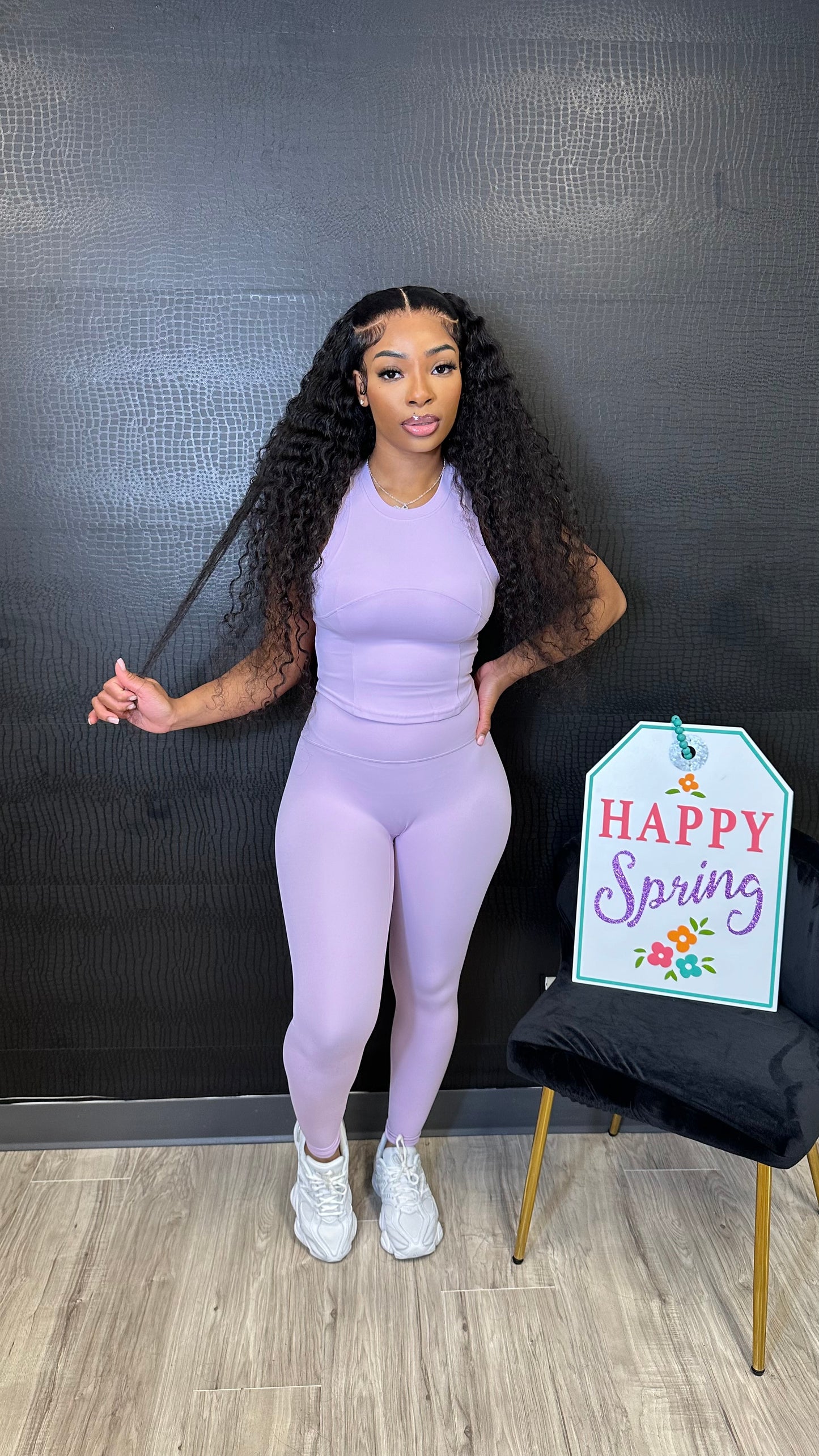 “SOFT AND SWEET” Lilac Sport Set