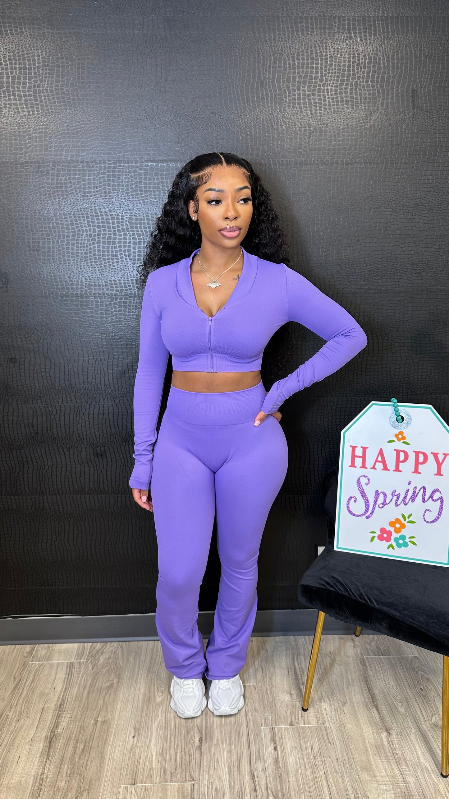 PRE-ORDER “SO VELVET “ LAVENDAR SEAMLESS SET