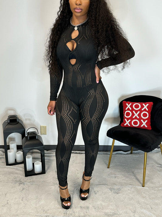 “Slip It On” Black Jumpsuit