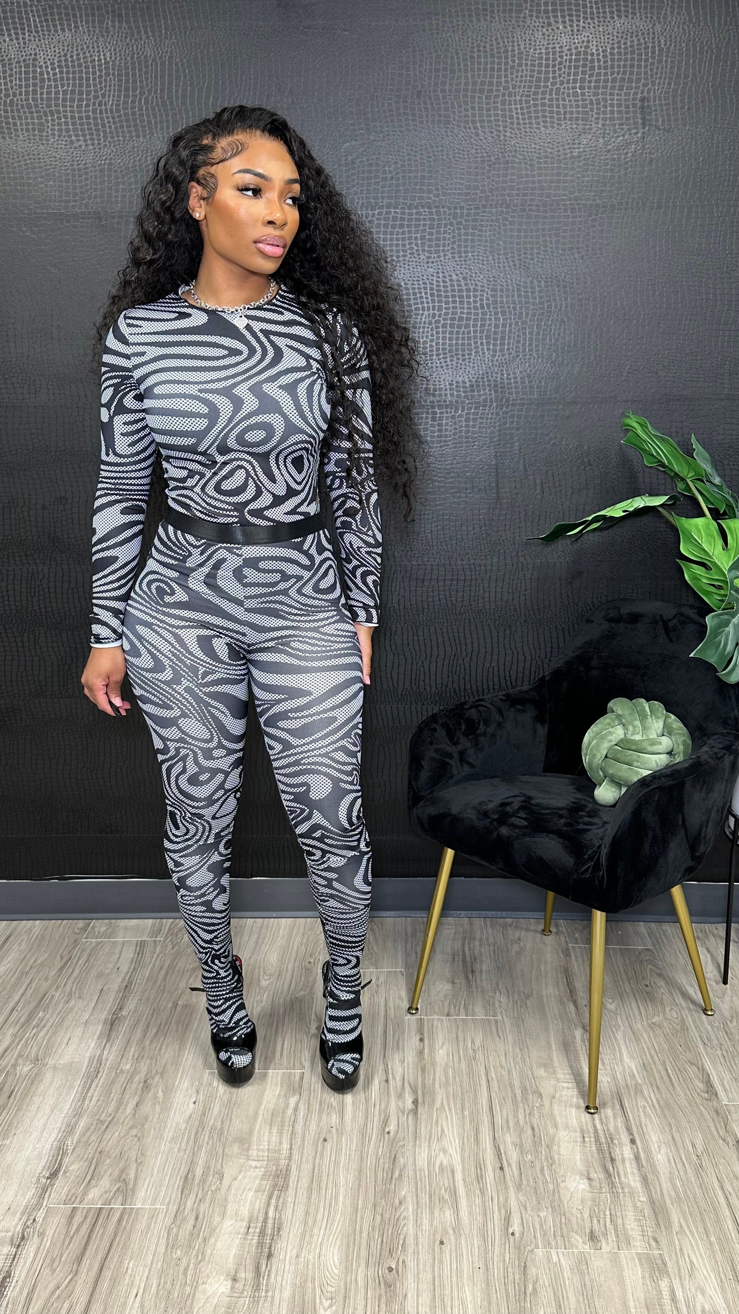 “Abstract Art” Black Set