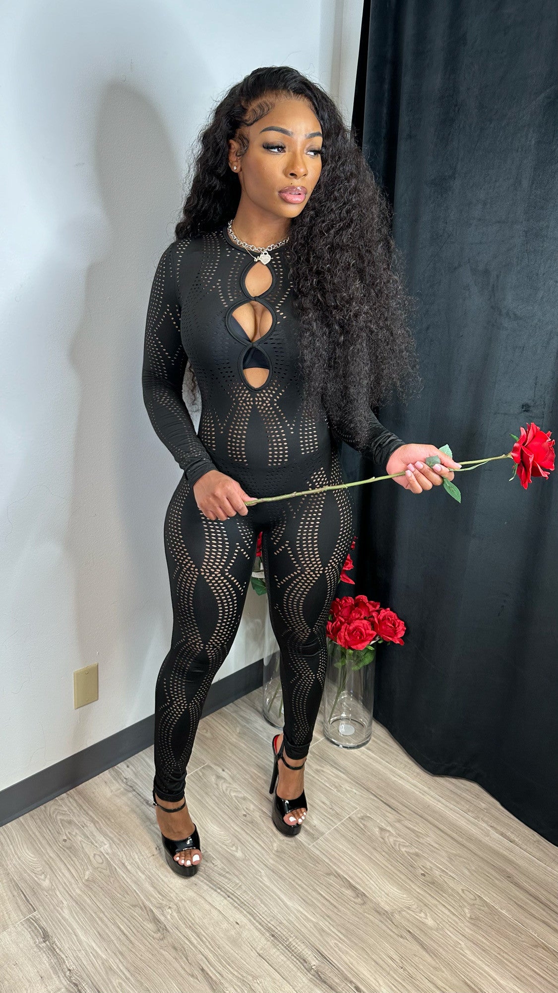 “Slip It On” Black Jumpsuit